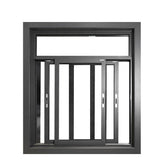 Warren aluminum profile sliding door 96x80 glass door double glass door factory price
